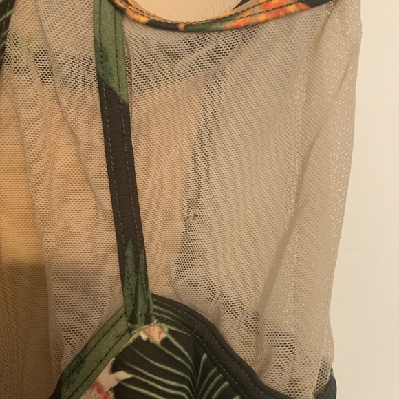 Floral One Piece Bathing Suit - Picture 4 of 6